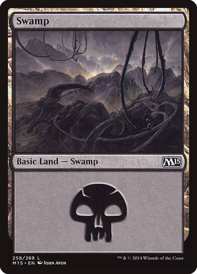 Swamp (258) [Magic 2015] - Magic: The Gathering - Card Brawlers | Quebec | Canada |