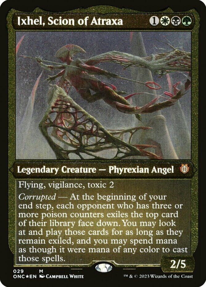 Ixhel, Scion of Atraxa (Foil Etched) (Display Commander) [Phyrexia: All Will Be One Commander] - Magic: The Gathering - Card Brawlers | Quebec | Canada |