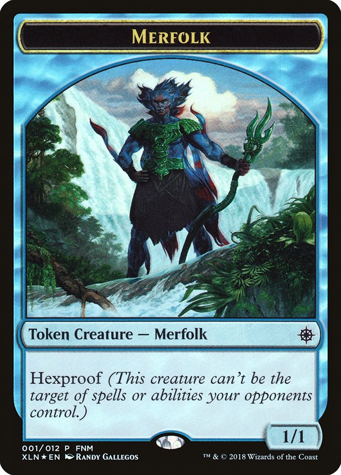 Merfolk // Treasure Double-Sided Token [Friday Night Magic 2018] - Magic: The Gathering - Card Brawlers | Quebec | Canada |