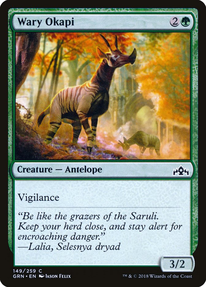 Wary Okapi [Guilds of Ravnica] - Magic: The Gathering - Card Brawlers | Quebec | Canada |