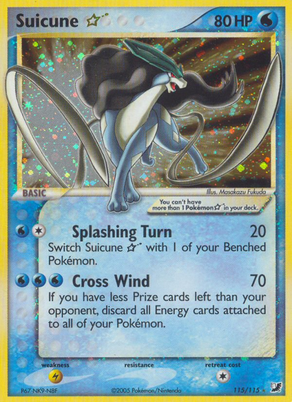 Suicune Star (115/115) [EX: Unseen Forces] - Pokémon - Card Brawlers | Quebec | Canada |