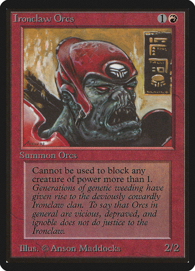 Ironclaw Orcs [Beta Edition] - Magic: The Gathering - Card Brawlers | Quebec | Canada |