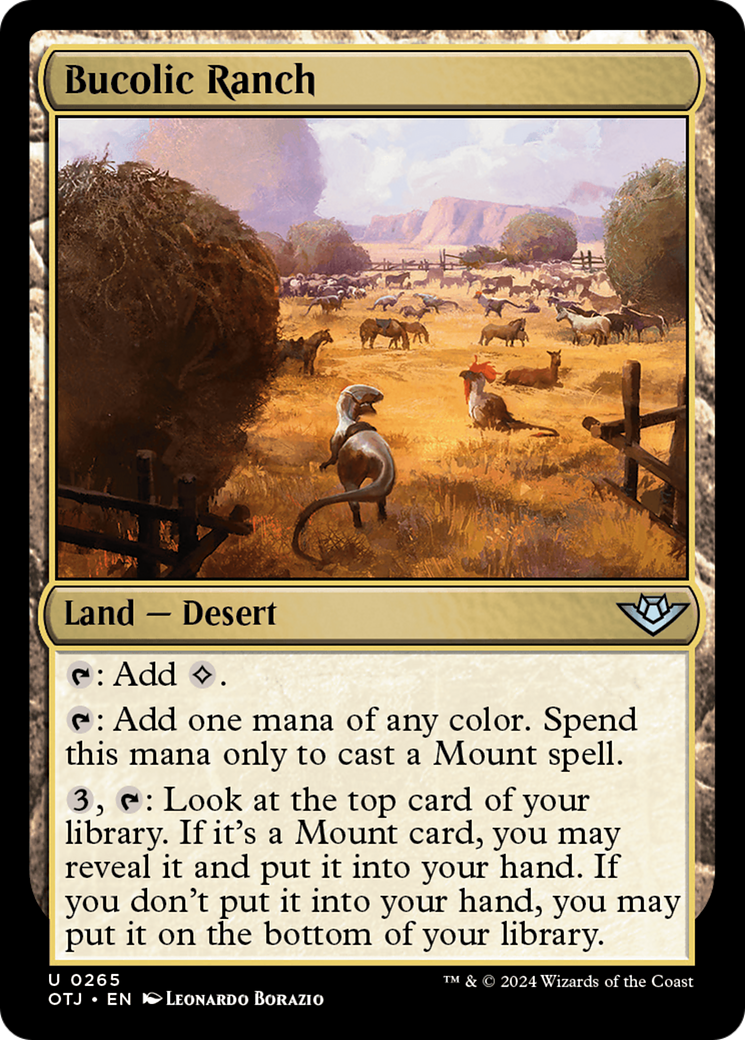 Bucolic Ranch [Outlaws of Thunder Junction] - Magic: The Gathering - Card Brawlers | Quebec | Canada |