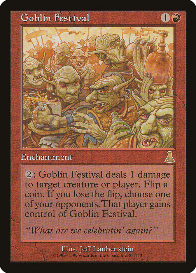 Goblin Festival [Urza's Destiny] - Magic: The Gathering - Card Brawlers | Quebec | Canada |