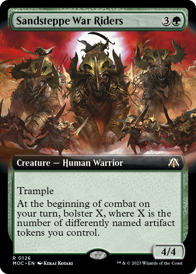 Sandsteppe War Riders (Extended Art) [March of the Machine Commander] - Magic: The Gathering - Card Brawlers | Quebec | Canada |