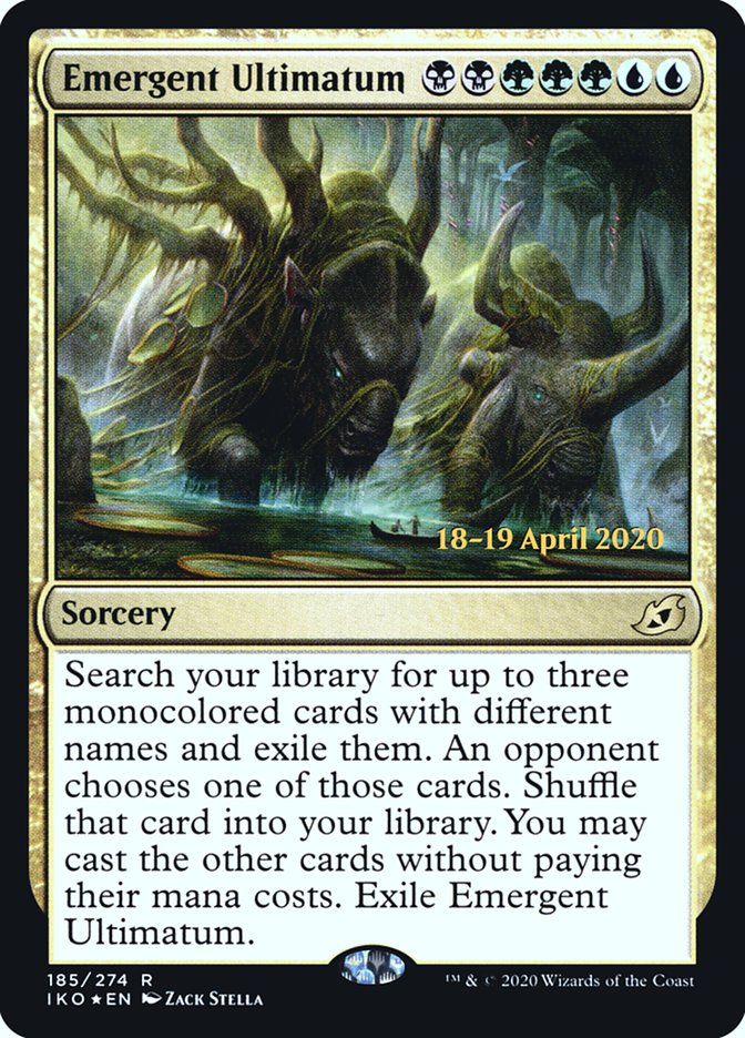 Emergent Ultimatum [Ikoria: Lair of Behemoths Prerelease Promos] - Magic: The Gathering - Card Brawlers | Quebec | Canada |