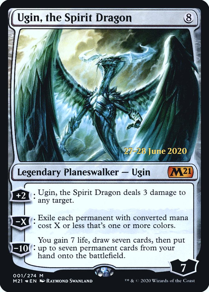 Ugin, the Spirit Dragon [Core Set 2021 Prerelease Promos] - Magic: The Gathering - Card Brawlers | Quebec | Canada |