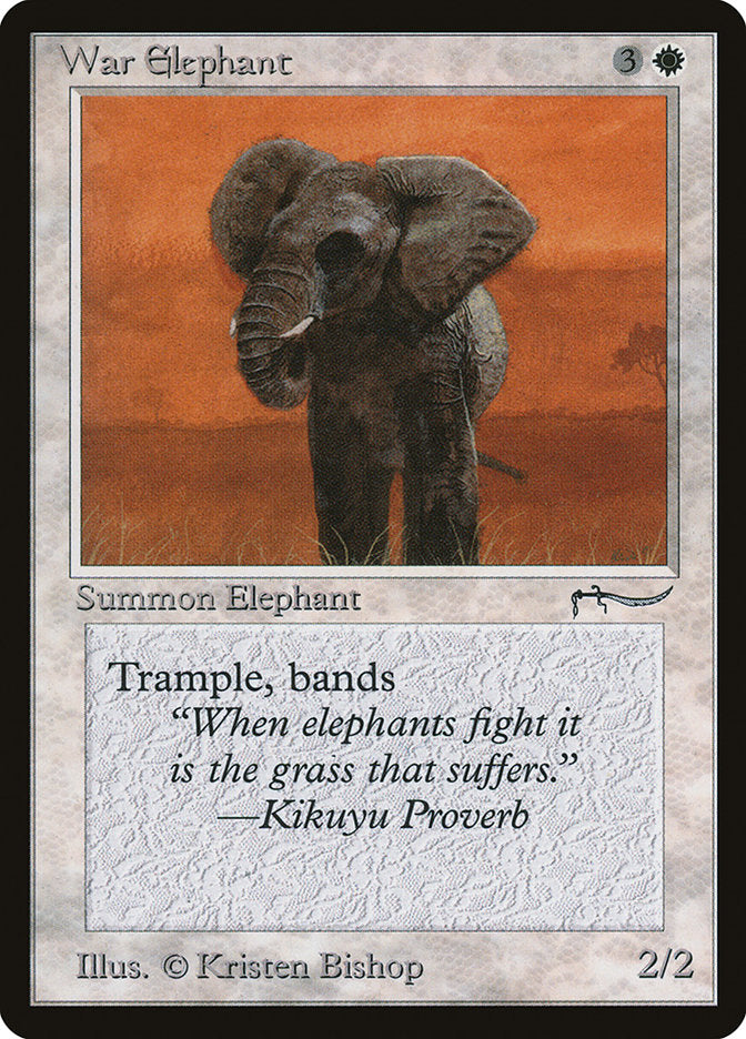 War Elephant (Dark Mana Cost) [Arabian Nights] - Magic: The Gathering - Card Brawlers | Quebec | Canada |