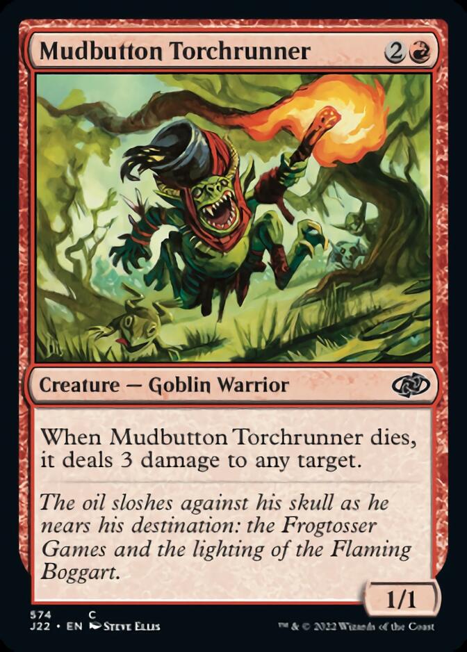 Mudbutton Torchrunner [Jumpstart 2022] - Magic: The Gathering - Card Brawlers | Quebec | Canada |