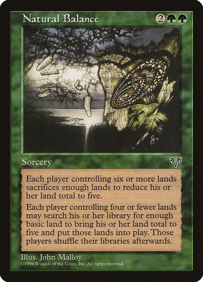 Natural Balance [Mirage] - Magic: The Gathering - Card Brawlers | Quebec | Canada |