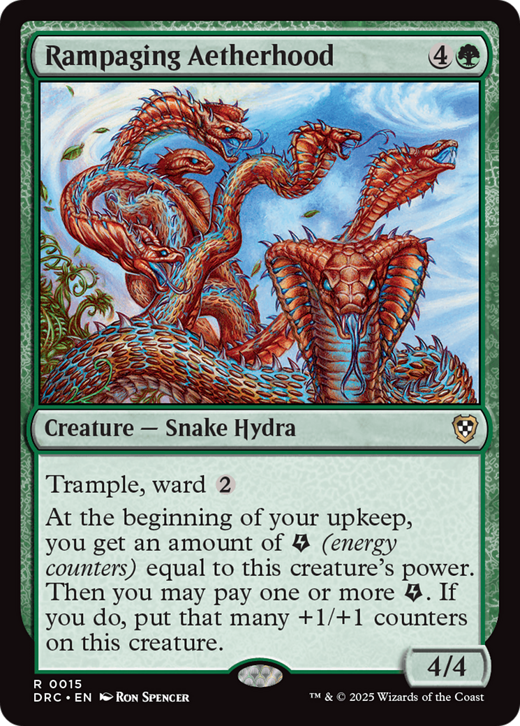 Rampaging Aetherhood [Aetherdrift Commander] - Magic: The Gathering - Card Brawlers | Quebec | Canada |