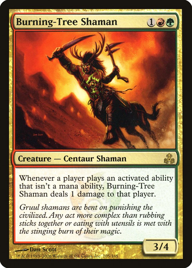 Burning-Tree Shaman [Guildpact] - Magic: The Gathering - Card Brawlers | Quebec | Canada |