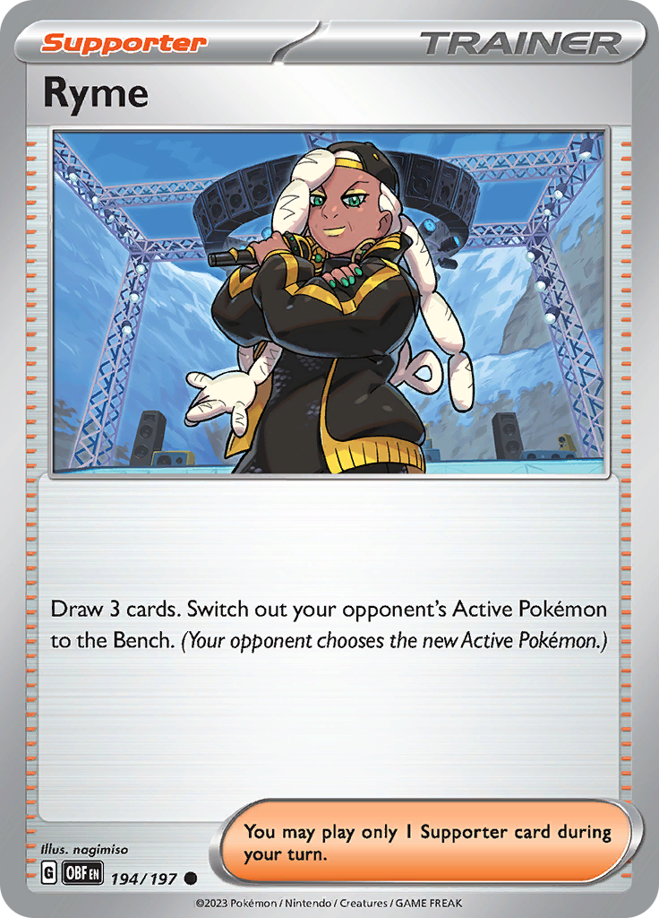 Ryme (194/197) [Scarlet & Violet: Obsidian Flames] - Pokémon - Card Brawlers | Quebec | Canada |