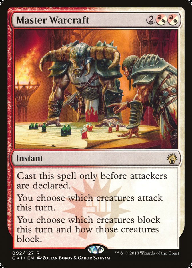 Master Warcraft [Guilds of Ravnica Guild Kit] - Magic: The Gathering - Card Brawlers | Quebec | Canada |