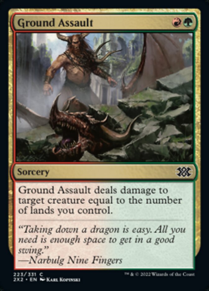 Ground Assault [Double Masters 2022] - Magic: The Gathering - Card Brawlers | Quebec | Canada |