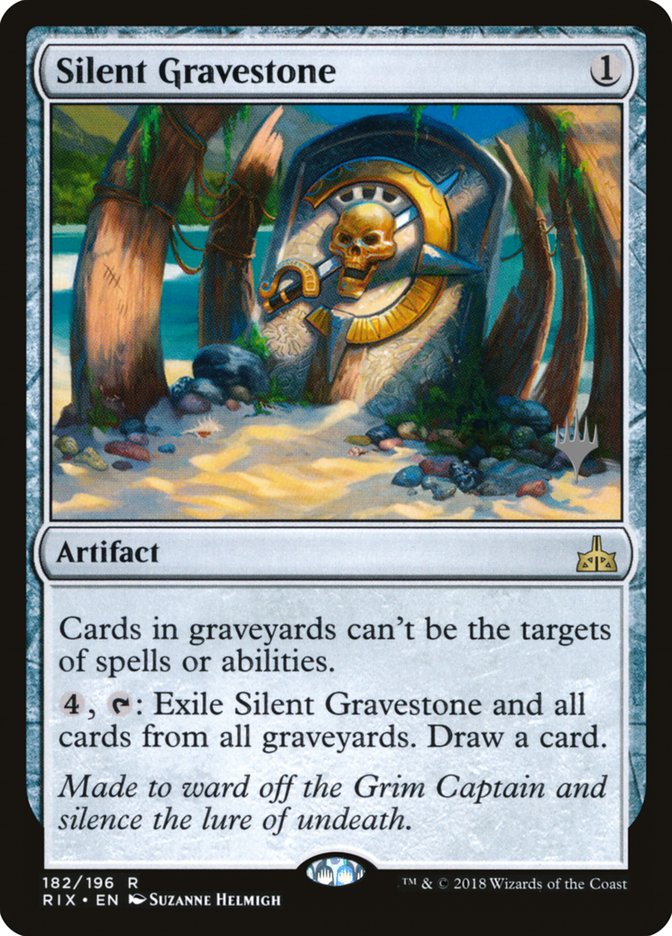 Silent Gravestone (Promo Pack) [Rivals of Ixalan Promos] - Magic: The Gathering - Card Brawlers | Quebec | Canada |