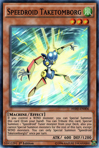 Speedroid Taketomborg [HSRD-EN006] Super Rare - Yu-Gi-Oh! - Card Brawlers | Quebec | Canada |