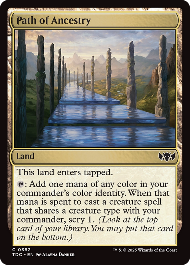 Path of Ancestry [Tarkir: Dragonstorm Commander] - Magic: The Gathering - Card Brawlers | Quebec | Canada |