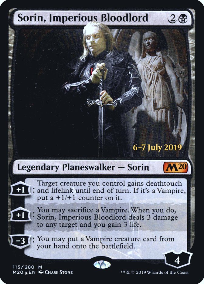 Sorin, Imperious Bloodlord [Core Set 2020 Prerelease Promos] - Magic: The Gathering - Card Brawlers | Quebec | Canada |