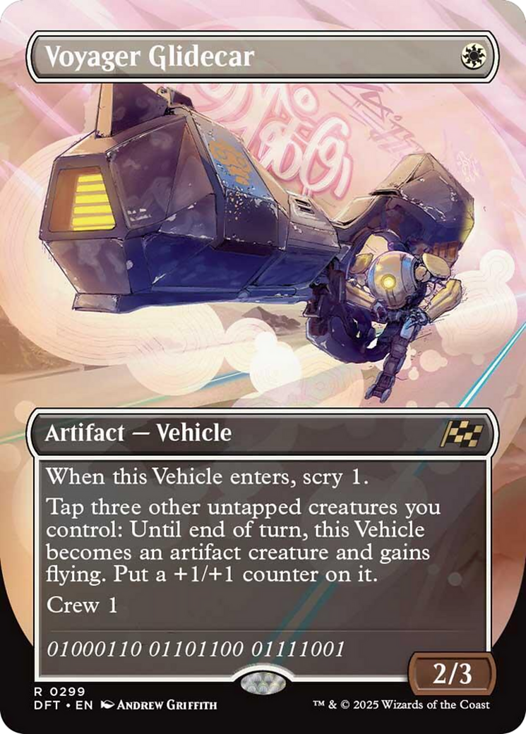 Voyager Glidecar (Borderless) [Aetherdrift] - Magic: The Gathering - Card Brawlers | Quebec | Canada |