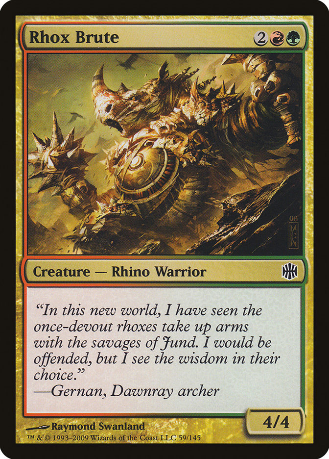 Rhox Brute [Alara Reborn] - Magic: The Gathering - Card Brawlers | Quebec | Canada |