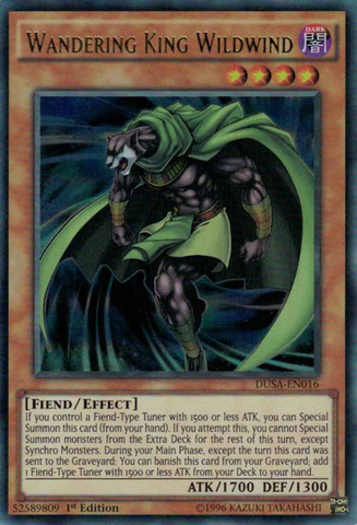 Wandering King Wildwind [DUSA-EN016] Ultra Rare - Yu-Gi-Oh! - Card Brawlers | Quebec | Canada |