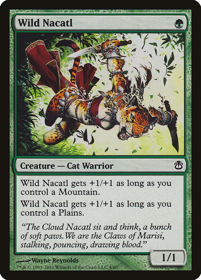 Wild Nacatl [Duel Decks: Ajani vs. Nicol Bolas] - Magic: The Gathering - Card Brawlers | Quebec | Canada |
