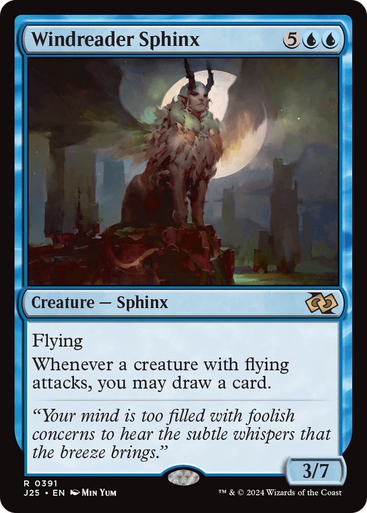 Windreader Sphinx [Foundations Jumpstart] - Magic: The Gathering - Card Brawlers | Quebec | Canada |
