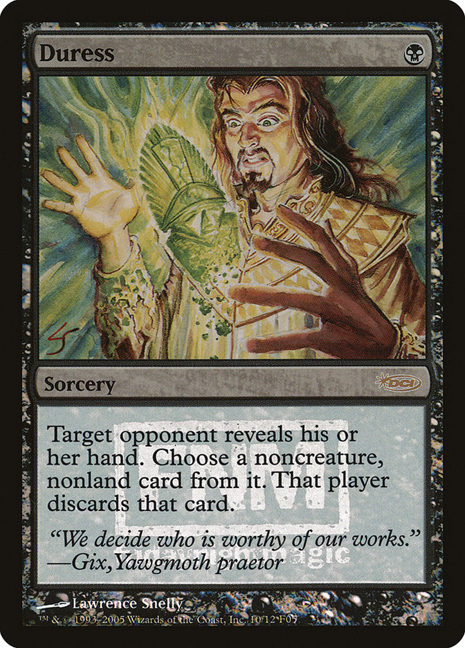 Duress [Friday Night Magic 2005] - Magic: The Gathering - Card Brawlers | Quebec | Canada |