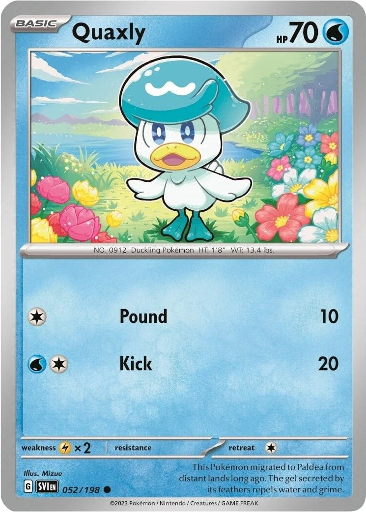 Quaxly (052/198) (Paldea Collection) [Scarlet & Violet: Base Set] - Pokémon - Card Brawlers | Quebec | Canada |