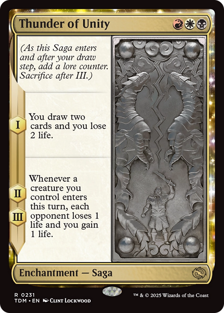 Thunder of Unity [Tarkir: Dragonstorm] - Magic: The Gathering - Card Brawlers | Quebec | Canada |