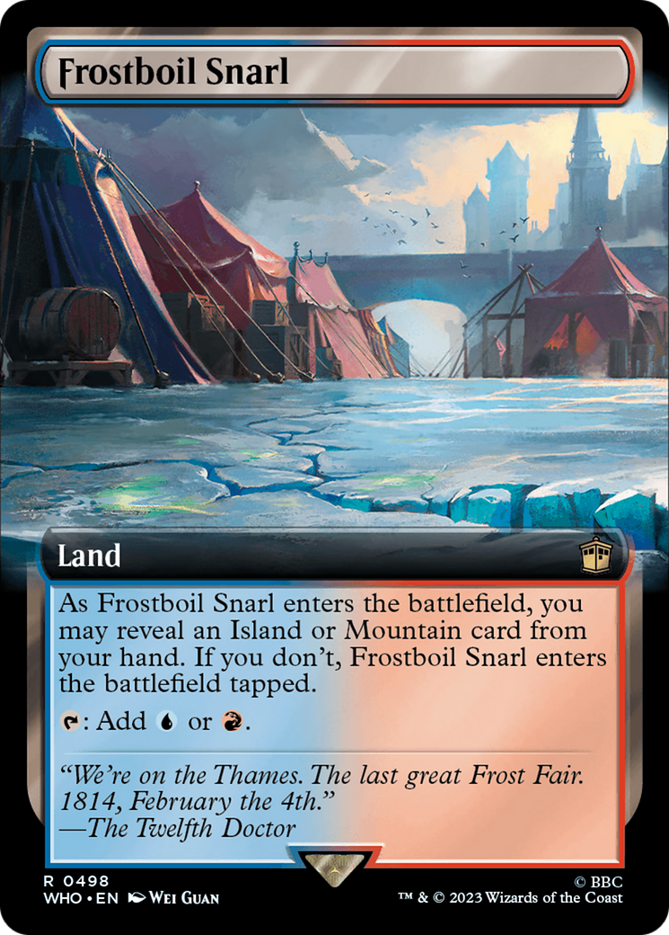 Frostboil Snarl (Extended Art) [Doctor Who] - Magic: The Gathering - Card Brawlers | Quebec | Canada |