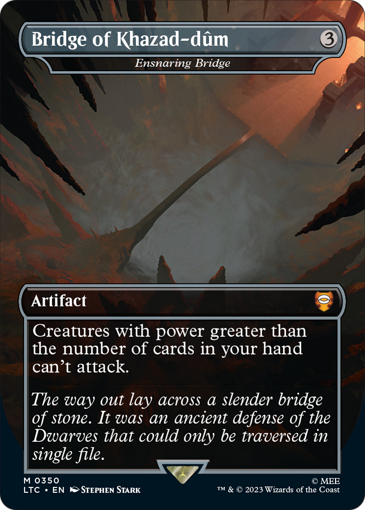 Bridge of Khazad-dum - Ensnaring Bridge [The Lord of the Rings: Tales of Middle-Earth Commander] - Magic: The Gathering - Card Brawlers | Quebec | Canada |