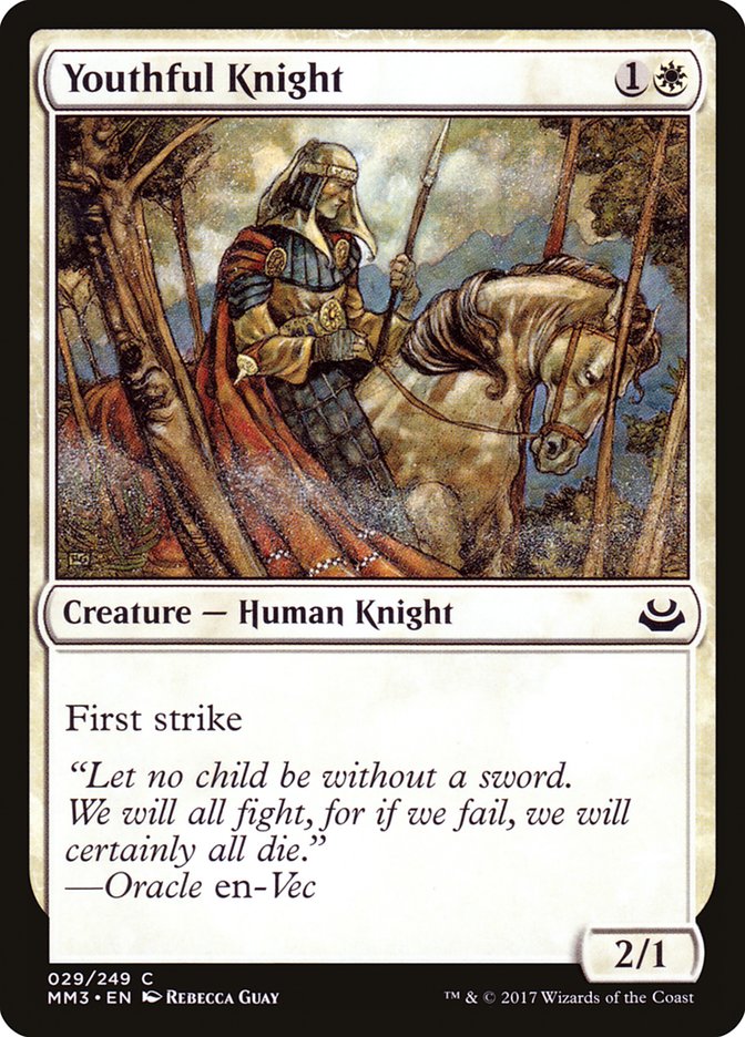 Youthful Knight [Modern Masters 2017] - Magic: The Gathering - Card Brawlers | Quebec | Canada |