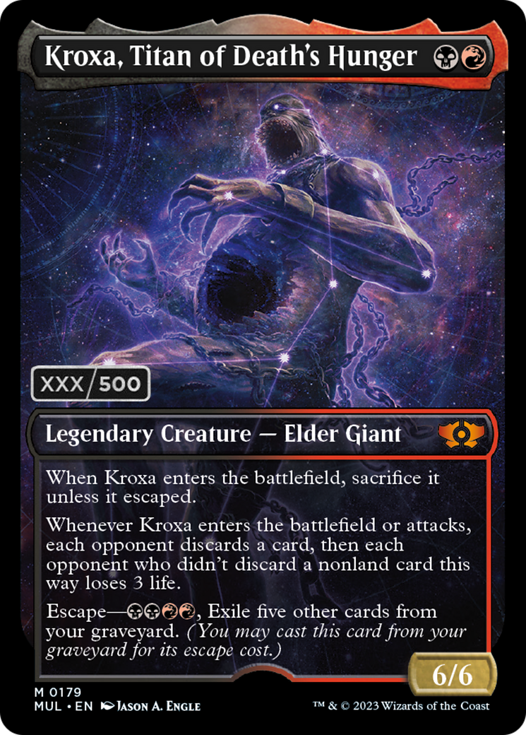 Kroxa, Titan of Death's Hunger (Serialized) [Multiverse Legends] - Magic: The Gathering - Card Brawlers | Quebec | Canada |