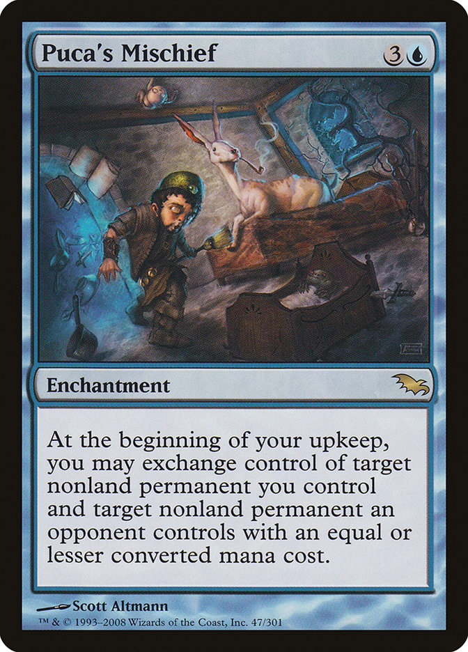 Puca's Mischief [Shadowmoor] - Magic: The Gathering - Card Brawlers | Quebec | Canada |
