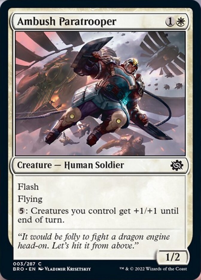 Ambush Paratrooper [The Brothers' War] - Magic: The Gathering - Card Brawlers | Quebec | Canada |