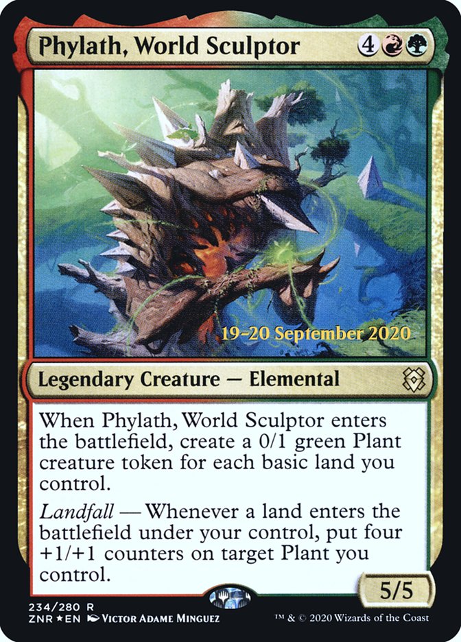 Phylath, World Sculptor [Zendikar Rising Prerelease Promos] - Magic: The Gathering - Card Brawlers | Quebec | Canada |
