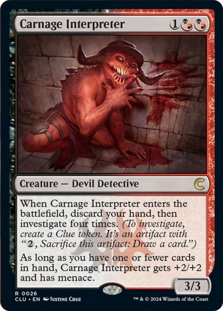Carnage Interpreter [Ravnica: Clue Edition] - Magic: The Gathering - Card Brawlers | Quebec | Canada |