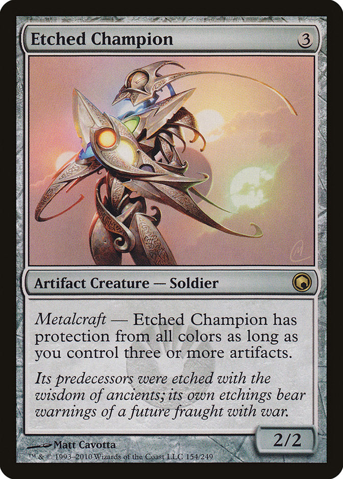 Etched Champion [Scars of Mirrodin] - Magic: The Gathering - Card Brawlers | Quebec | Canada |