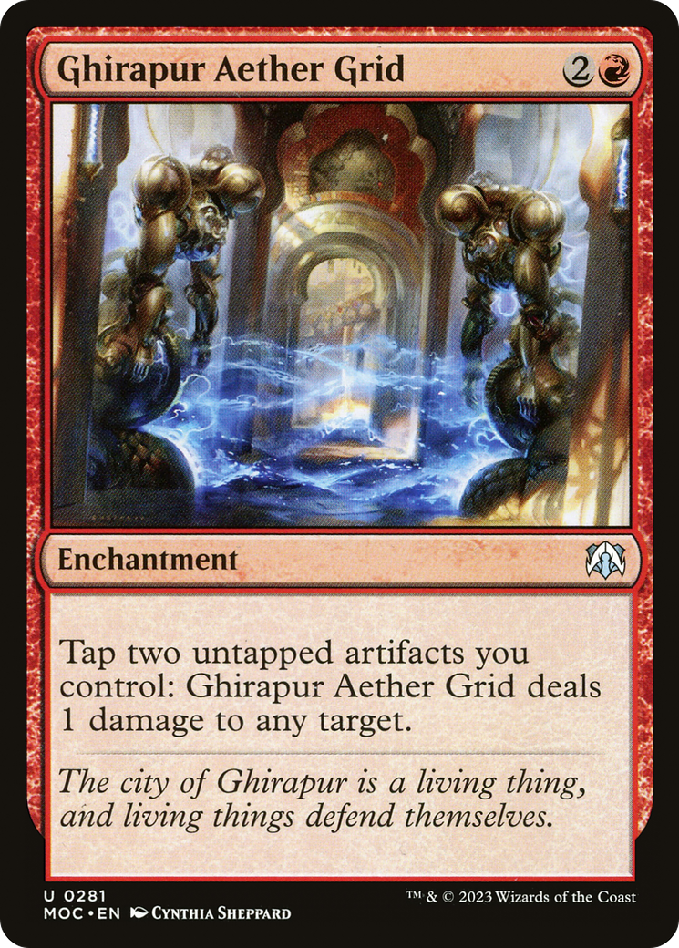 Ghirapur Aether Grid [March of the Machine Commander] - Magic: The Gathering - Card Brawlers | Quebec | Canada |