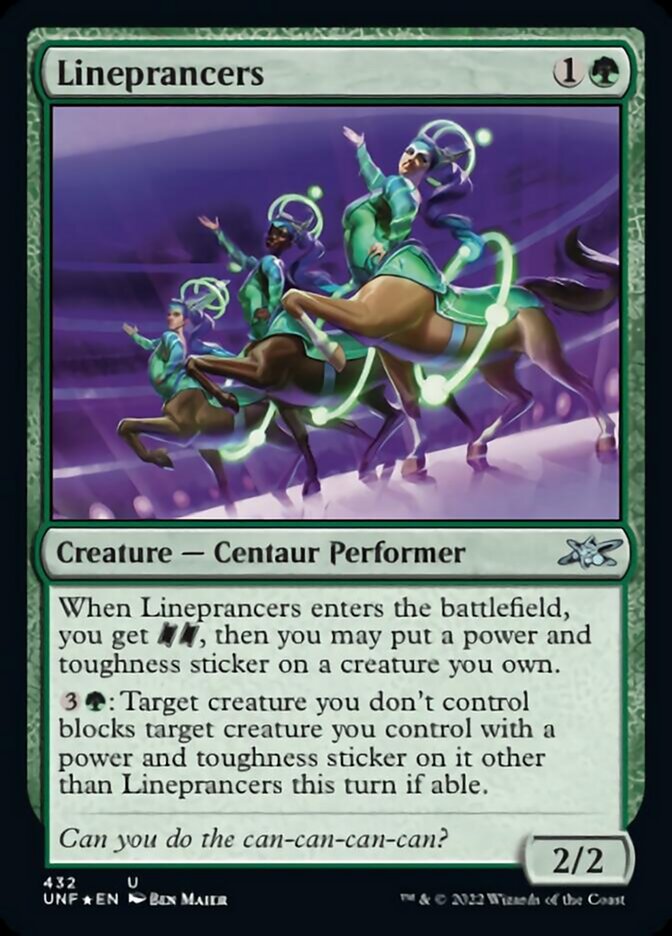 Lineprancers (Galaxy Foil) [Unfinity] - Magic: The Gathering - Card Brawlers | Quebec | Canada |