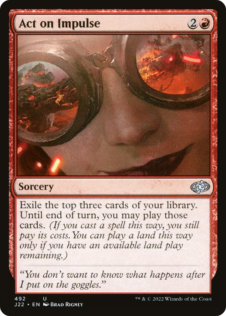 Act on Impulse [Jumpstart 2022] - Magic: The Gathering - Card Brawlers | Quebec | Canada |