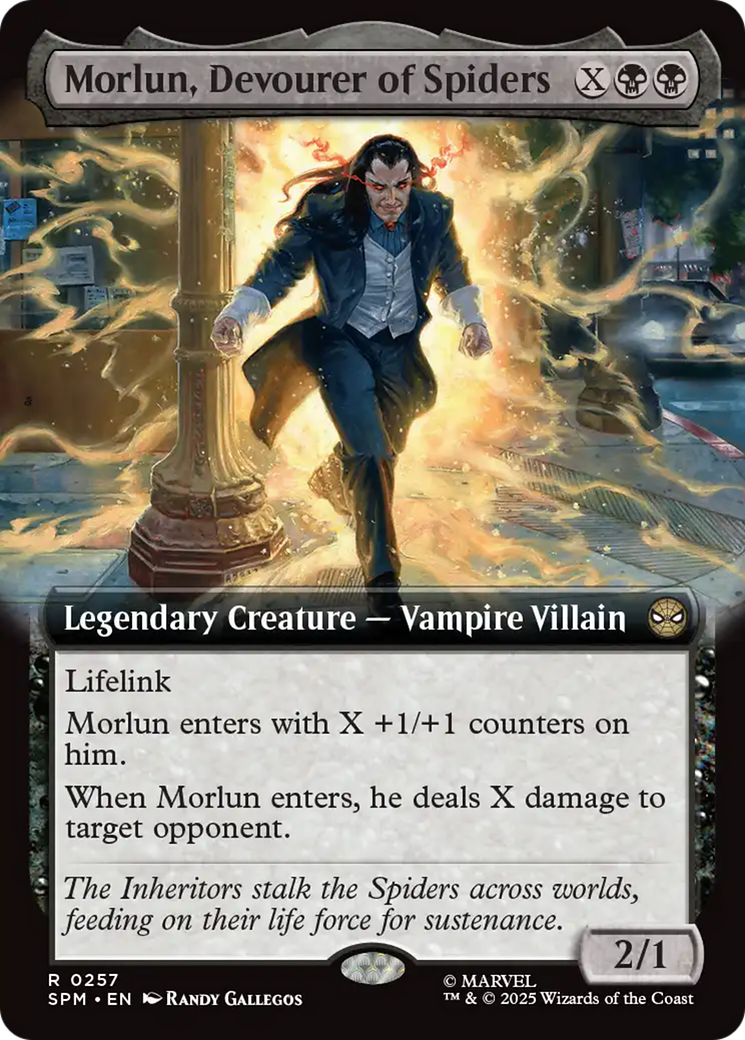 Morlun, Devourer of Spiders (Extended Art) [Marvel's Spider-Man] - Magic: The Gathering - Card Brawlers | Quebec | Canada |