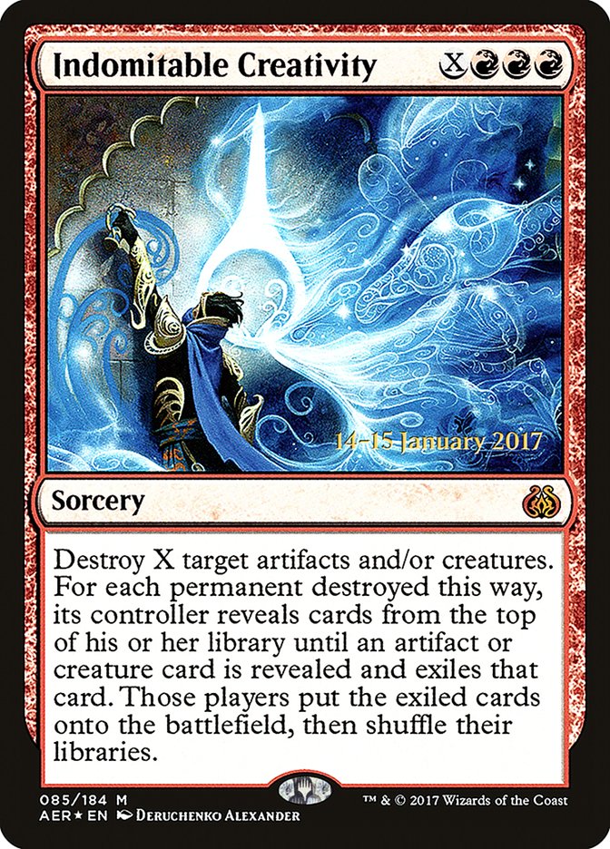 Indomitable Creativity [Aether Revolt Prerelease Promos] - Magic: The Gathering - Card Brawlers | Quebec | Canada |