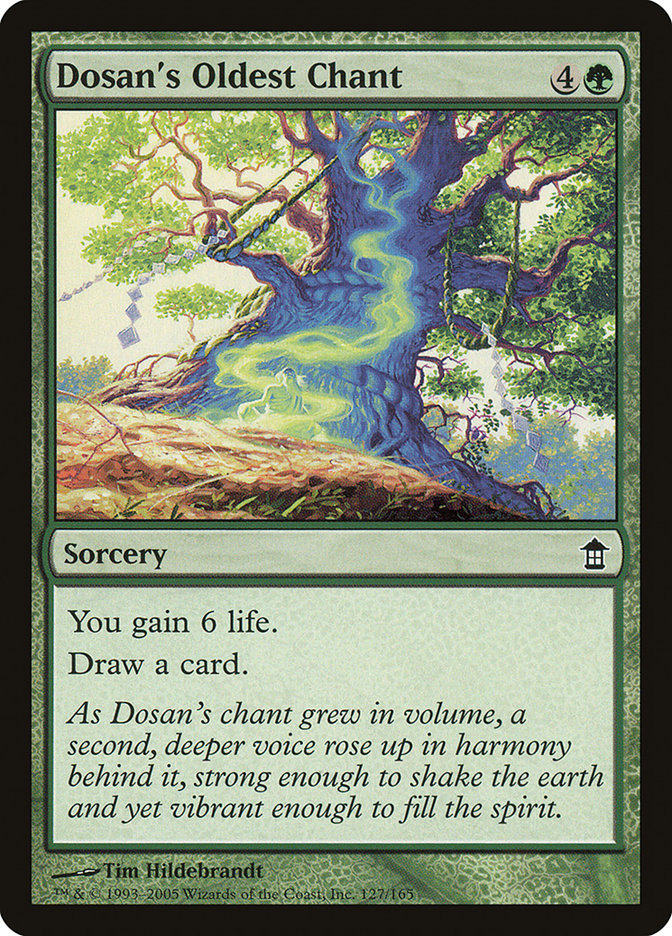 Dosan's Oldest Chant [Saviors of Kamigawa] - Magic: The Gathering - Card Brawlers | Quebec | Canada |