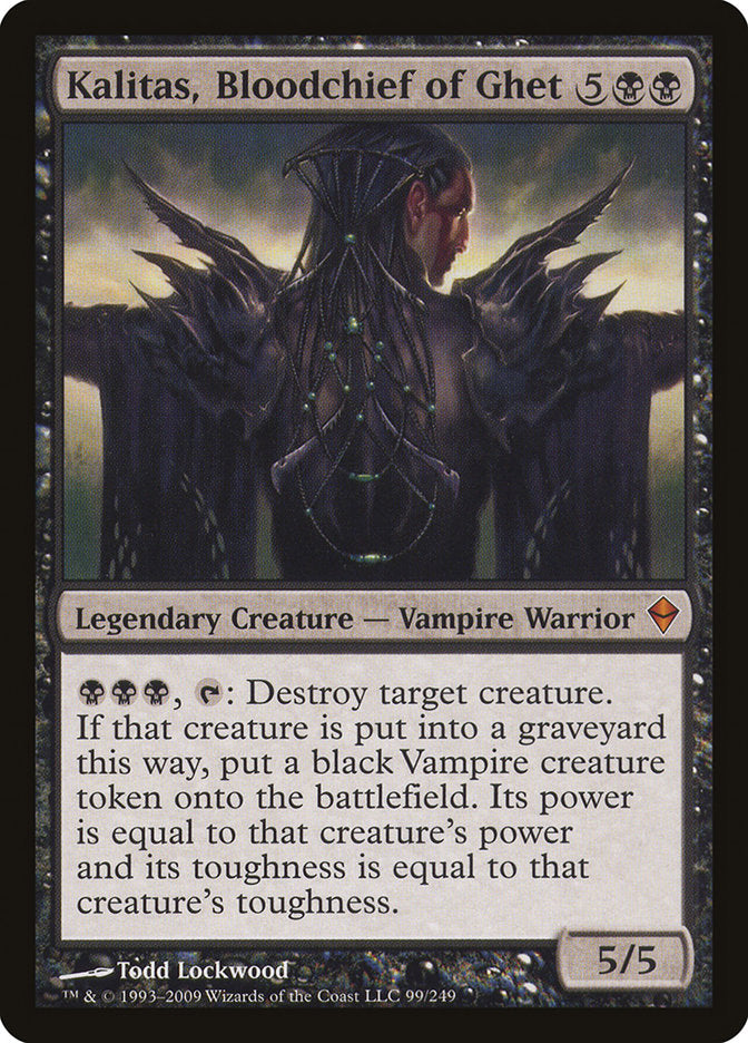 Kalitas, Bloodchief of Ghet [Zendikar] - Magic: The Gathering - Card Brawlers | Quebec | Canada |