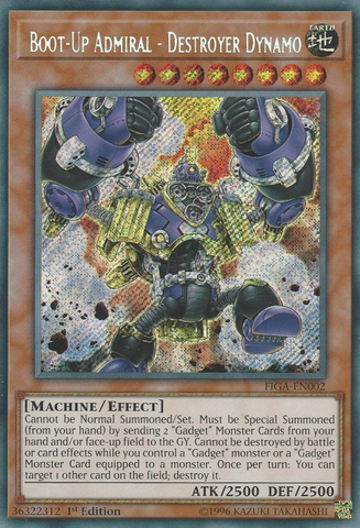 Boot-Up Admiral - Destroyer Dynamo [FIGA-EN002] Secret Rare - Yu-Gi-Oh! - Card Brawlers | Quebec | Canada |