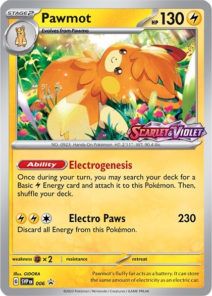 Pawmot (006) [Scarlet & Violet: Black Star Promos] - Pokémon - Card Brawlers | Quebec | Canada |