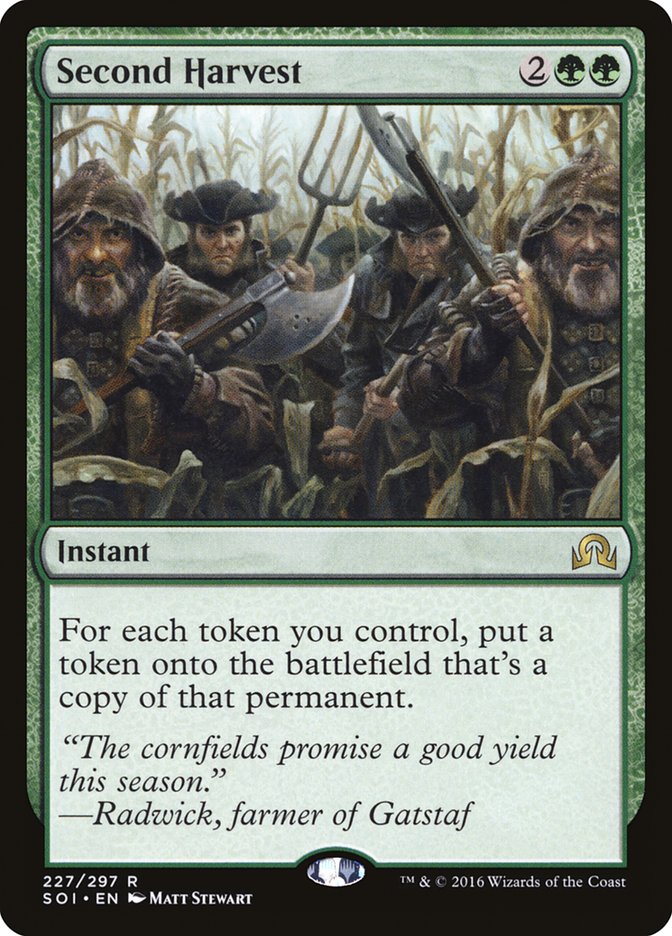 Second Harvest [Shadows over Innistrad] - Magic: The Gathering - Card Brawlers | Quebec | Canada |